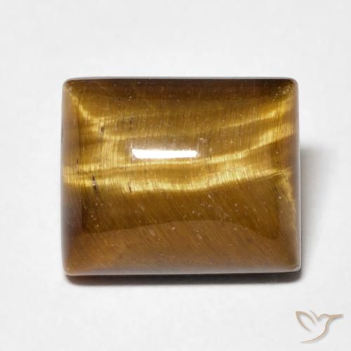 6.28ct Натуральный Коричневый Тигриный Глаз, Огранка Багет, Непрозрачный
