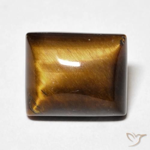 6.13ct Натуральный Коричневый Тигриный Глаз, Огранка Багет, Непрозрачный