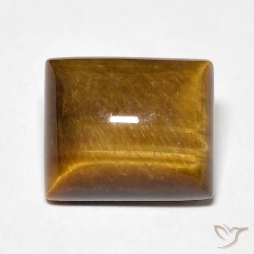 6.70ct Натуральный Теплый коричневый Тигриный Глаз, Огранка Багет, Непрозрачный