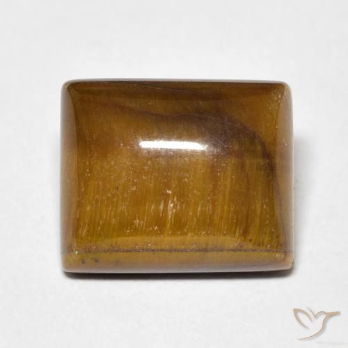 6.05ct Натуральный Коричневый Тигриный Глаз, Огранка Багет, Непрозрачный