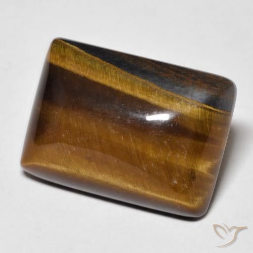 14.98 карата, натуральный Medium Light-Brown Тигровый глаз, Огранка Багет, Непрозрачный