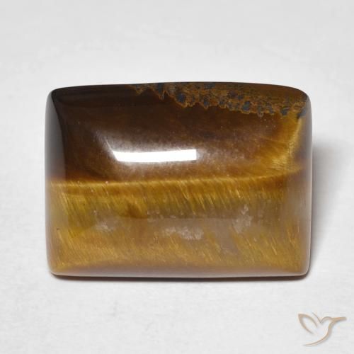12.99ct Натуральный Коричневый Тигриный Глаз, Огранка Багет, Непрозрачный