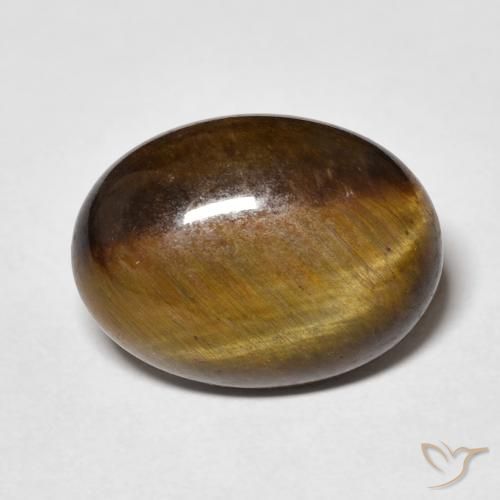 8.85ct Натуральный Теплый коричневый Тигриный Глаз, Овал, Непрозрачный