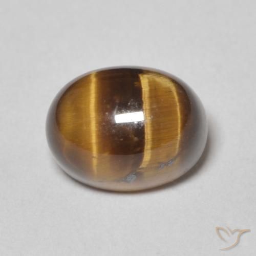 2.83ct Натуральный Имбирный пряник коричневый Тигриный Глаз, Овал, Непрозрачный