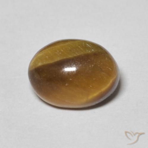 1.70ct Натуральный Коричневый Тигриный Глаз, Овал, Непрозрачный