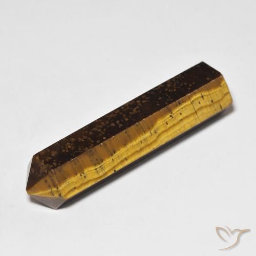 28.24ct Натуральный Medium Light-Brown Тигриный Глаз, причудливая, Непрозрачный