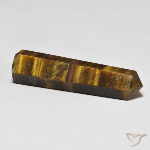 Натуральный коричневый tiger's eye 26,11 карата необычная форма, непрозрачный