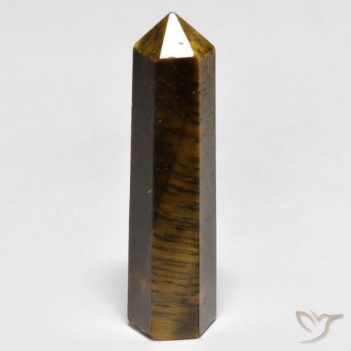 23.35ct Натуральный Medium Light-Brown Тигриный Глаз, причудливая, Непрозрачный