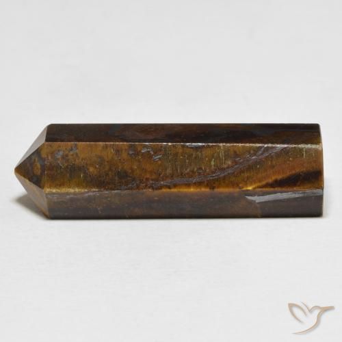 30.74ct Натуральный Medium Light-Brown Тигриный Глаз, причудливая, Непрозрачный
