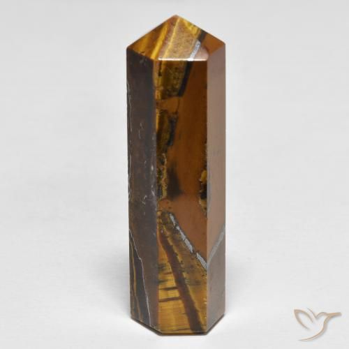 35.24ct Натуральный Medium Light-Brown Тигриный Глаз, причудливая, Непрозрачный