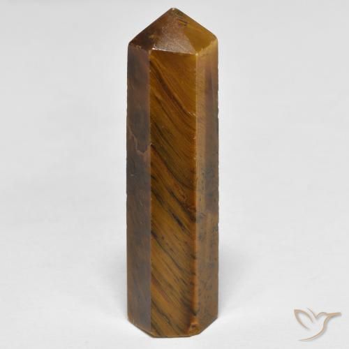 32.34ct Натуральный Medium Light-Brown Тигриный Глаз, причудливая, Непрозрачный