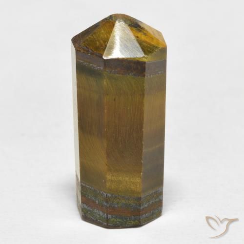 16.04ct Натуральный Золотисто-коричневый Тигриный Глаз, причудливая, Непрозрачный