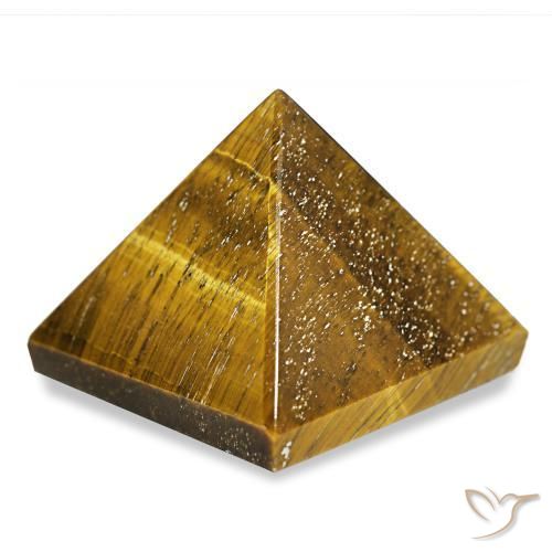 76.33 карата, натуральный Золотисто-коричневый Тигровый глаз, Квадрат, Непрозрачный