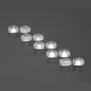 4.65 карата, натуральный Белый Топаз, Подушка Крой, VVS-VS