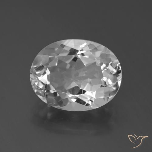 6.23ct Натуральный Белый Топаз, Овал, Чистота VS