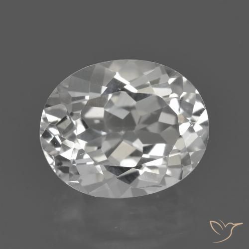 4.93ct Натуральный Теплый белый Топаз, Овал, Чистота VVS