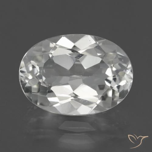 5.12ct Натуральный Теплый белый Топаз, Овал, Чистота VS
