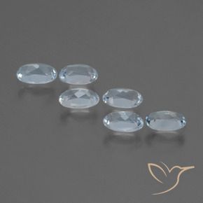 1.65 карата, натуральный Небесно Голубой Топаз, Огранка Овал, VVS-VS