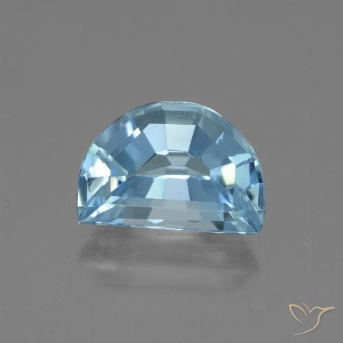 4.94ct Натуральный Небесно Голубой Топаз, причудливая, VVS-VS
