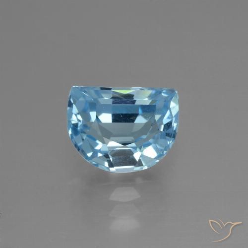 2.82ct Натуральный Свисс-Блю Топаз, причудливая, Чистота VS