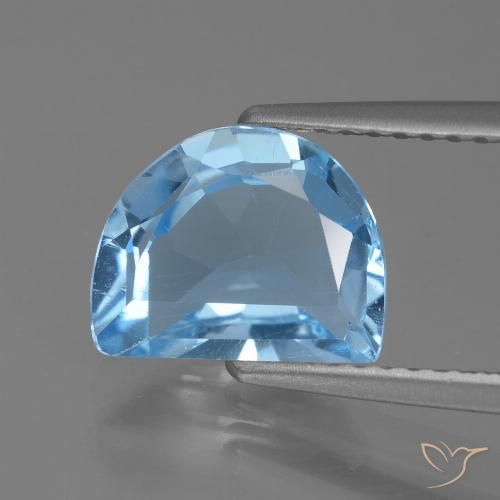 2.46ct Натуральный Свисс-Блю Топаз, причудливая, VVS-VS
