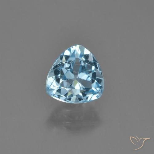 1.46ct Натуральный Свисс-Блю Топаз, Триллион, Чистота VS