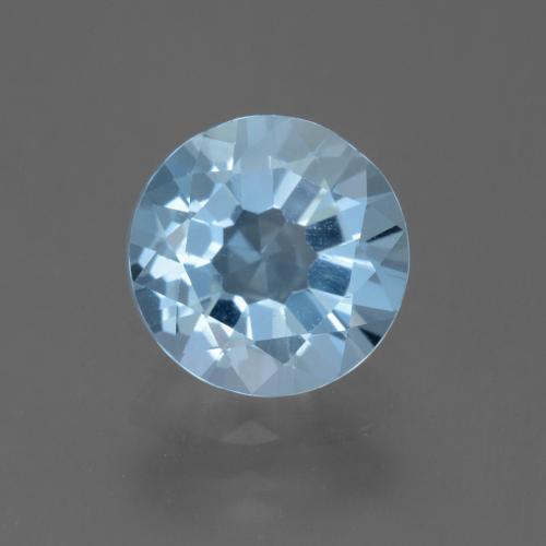 2.23ct Натуральный Свисс-Блю Топаз, Круглый, Чистота VS