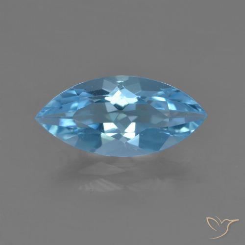 3.25ct Натуральный Свисс-Блю Топаз, Маркиза, Чистота VS