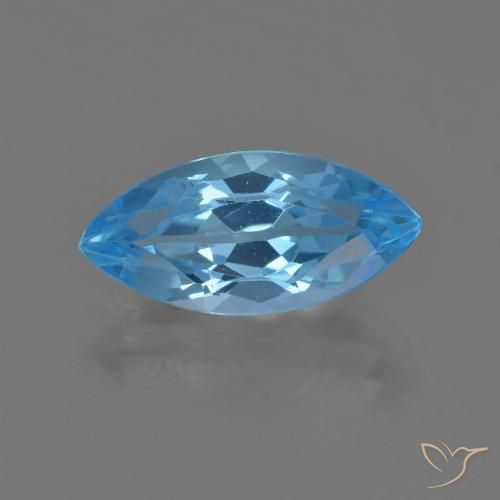 4.05ct Натуральный Свисс-Блю Топаз, Маркиза, Чистота VS