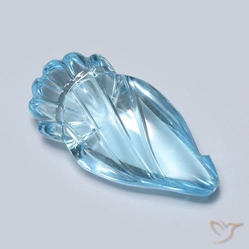 11.26ct Натуральный Свисс-Блю Топаз, причудливая, Прозрачный