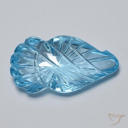 16.79ct Натуральный Свисс-Блю Топаз, причудливая, Прозрачный
