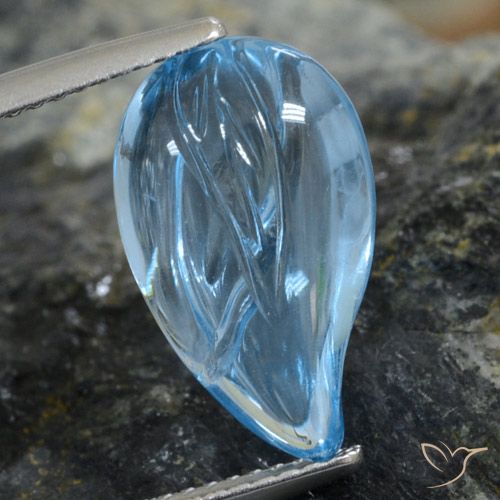 7.25ct Натуральный Свисс-Блю Топаз, причудливая, Прозрачный