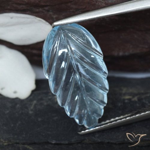 6.89ct Натуральный Свисс-Блю Топаз, причудливая, Прозрачный