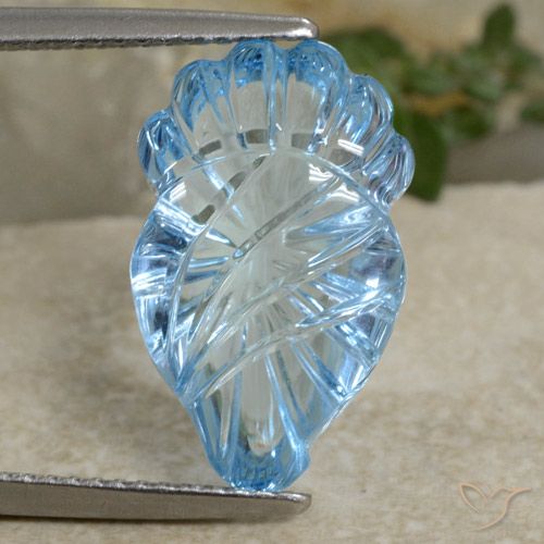 9.08ct Натуральный Свисс-Блю Топаз, причудливая, Прозрачный