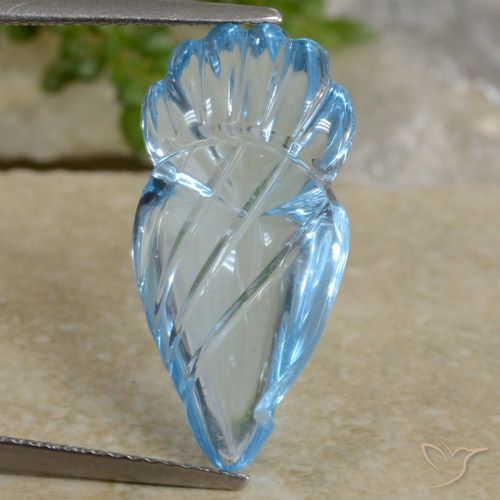 10.71ct Натуральный Свисс-Блю Топаз, причудливая, Прозрачный