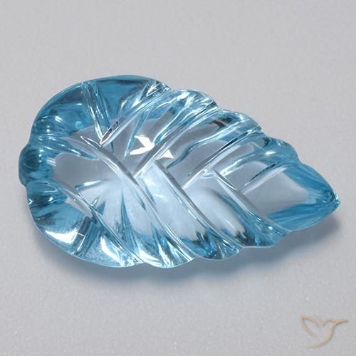 15.65ct Натуральный Свисс-Блю Топаз, причудливая, Прозрачный