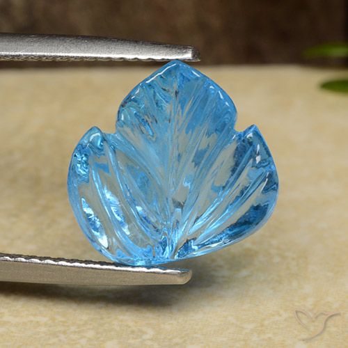 5.41ct Натуральный Свисс-Блю Топаз, причудливая, Прозрачный