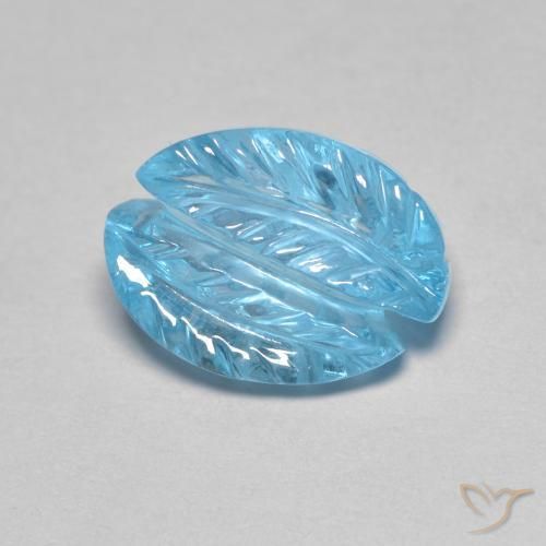 4.80ct Натуральный Свисс-Блю Топаз, причудливая, Прозрачный