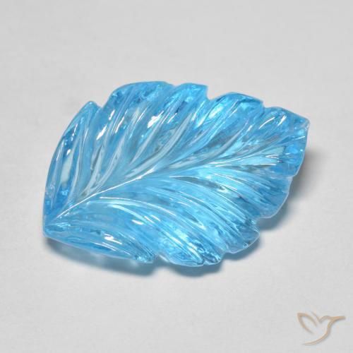13.67ct Натуральный Свисс-Блю Топаз, причудливая, Прозрачный