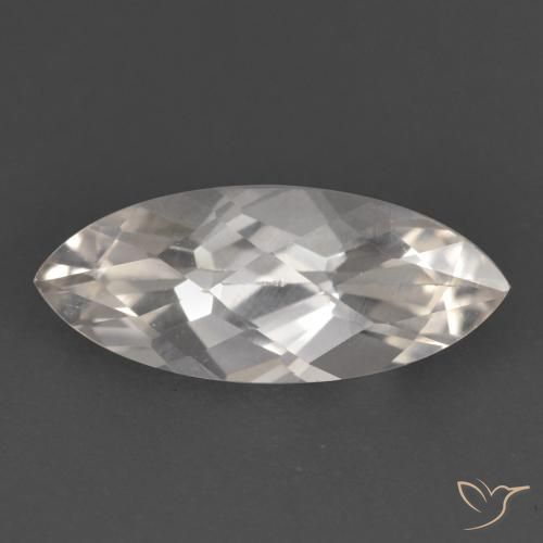 1.53ct Натуральный Белый Топаз, Маркиза, Чистота VS