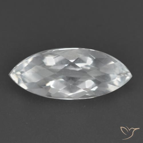 1.64ct Натуральный Белый Топаз, Маркиза, Чистота VS