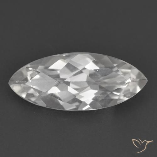 1.53ct Натуральный Белый Топаз, Маркиза, Чистота VS