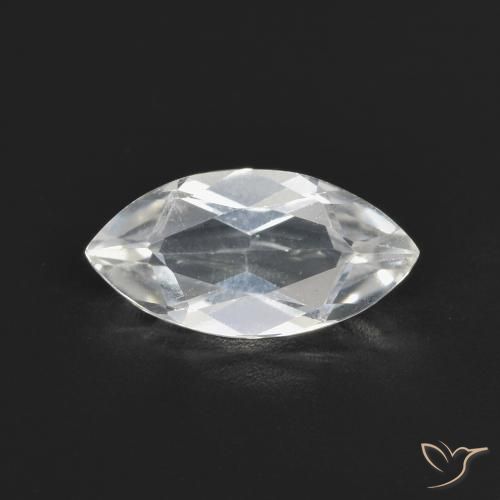 1.97ct Натуральный Голубовато-белый Топаз, Маркиза, Чистота VVS