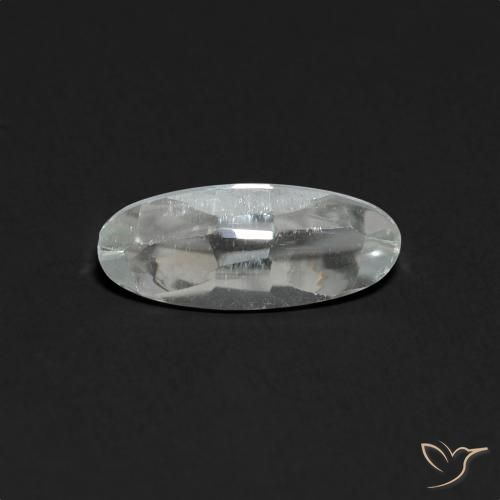 1.40ct Натуральный Ясно Белый Топаз, Овал, Прозрачный