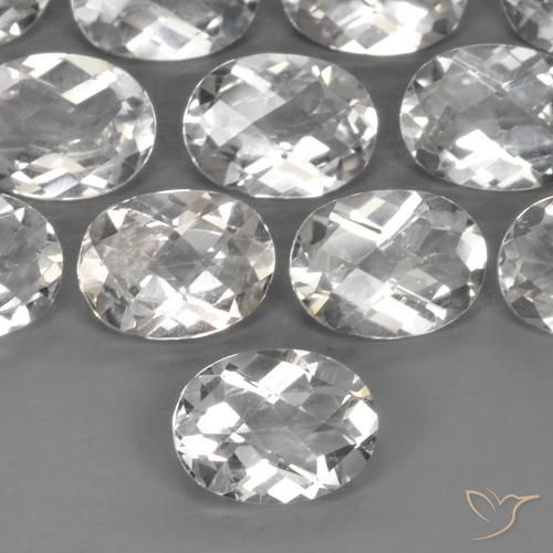 1.45ct Натуральный Теплый белый Топаз, Овал, VVS-VS