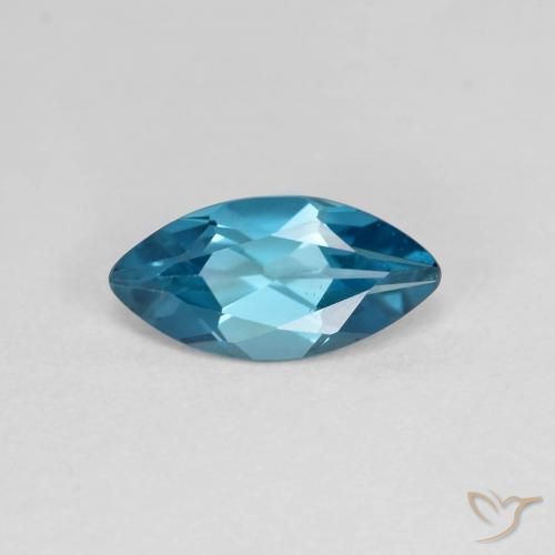1.17ct Натуральный Лондон-Блю Топаз, Маркиза, Чистота VS