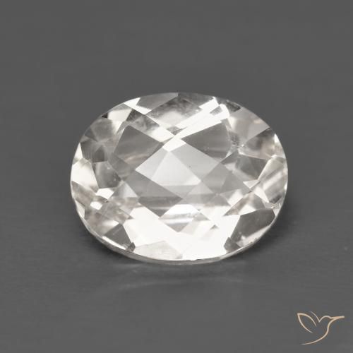 3.49ct Натуральный Теплый белый Топаз, Овал, Чистота VVS