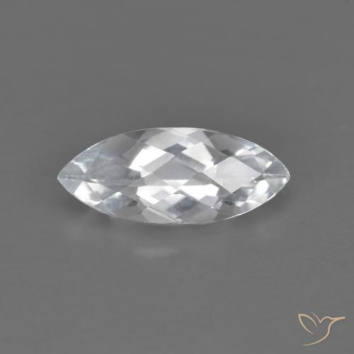 1.60ct Натуральный Белый Топаз, Маркиза, VVS-VS