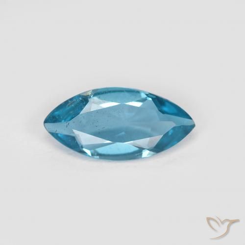 0.97ct Натуральный Лондон-Блю Топаз, Маркиза, Чистота VS