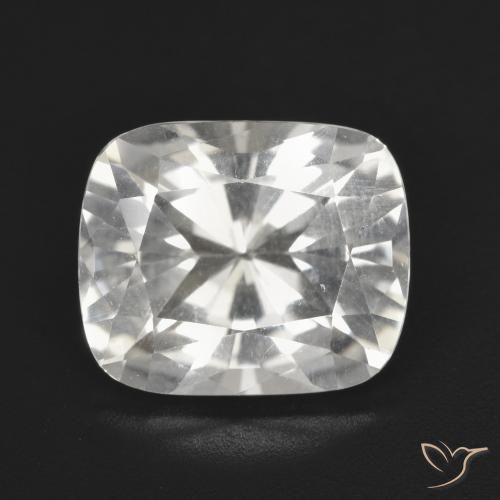 4.84ct Натуральный Теплый белый Топаз, Подушка, Чистота VVS